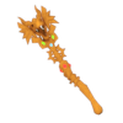 Golden Dragon Staff