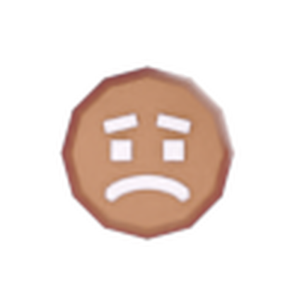 Sad Gingerbread Head