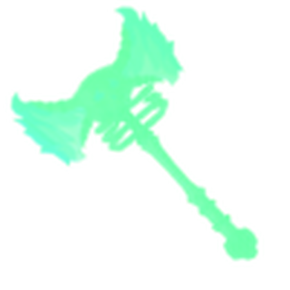 Haunted Ghostflame Greataxe